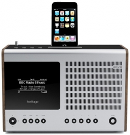 Revo Heritage WIFI / DAB / DAB+ / FM radio / iPod / iPhone WALNUT
