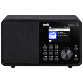 Imperial DABMAN i170 hybride internetradio met USB, Bluetooth, DAB+ en FM, zwart