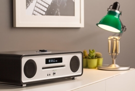 Ruark Audio R4 Mk3 IMS Stereo muziekcentrum met CD, DAB+, Bluetooth, FM en USB, Soft Black