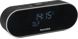 TechniSat DigitRadio 53 BT hoogwaardige stereo wekker radio met DAB+, FM en Bluetooth, zwart