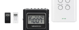 Sangean Pocket 120 (DT-120) compacte AM en FM stereo zakradio met presets, wit