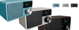 Sangean DDR-7 mini DAB+ en FM radio met Bluetooth ontvangst, glacier silver