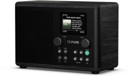 Pure Classic H4i digitale internet, DAB+ en FM radio en Bluetooth, Zwart Essen