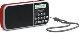 TechniSat TechniRadio RDR DAB+ en FM radio, audio afspelen via USB en analoge ingang, rood