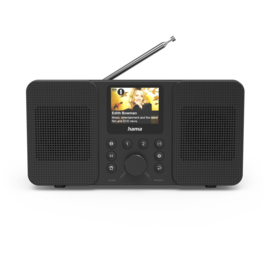 Hama DIR10 stereo compacte DAB+, FM en internet digitale radio met Bluetooth ontvangst