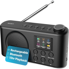 Majority Audio Orwell Pro portable radio met DAB+, FM en Bluetooth