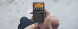 Sangean Pocket 800 (DT-800) robuuste AM en FM zakradio, zwart