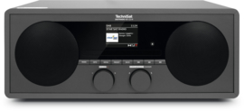 TechniSat DigitRadio 451 CD IR stereo houten wifi internetradio met CD, DAB+ en FM, antraciet