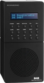 Scansonic P3500 draagbare DAB+ en FM radio met accu