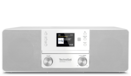 TechniSat DigitRadio 370 CD IR stereo tafelradio met internet, DAB+ digital radio, CD en USB, wit