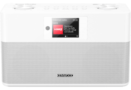 Kenwood CR-ST100S stereo smart radio systeem met DAB+, internetradio, USB, Bluetooth en Spotify, wit