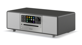 Sonoro Prestige X SO-331 stereo internetradio met DAB+, FM, CD, Spotify en Bluetooth, Graphite (matt) - Silver