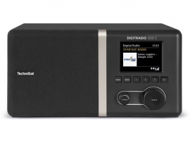 TechniSat DigitRadio 300C radio met DAB+ en FM, zwart