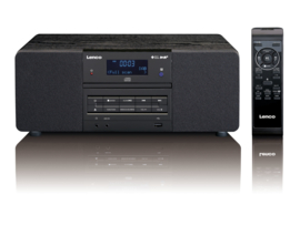 Lenco DAR-050 stereo DAB+ en FM radio met CD / USB / MP3 speler, zwart