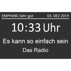 Hama DR1000 radio met DAB+ digital radio, FM en dubbel alarm