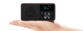 Sangean DDR-7 mini DAB+ en FM radio met Bluetooth ontvangst, Dark Wood