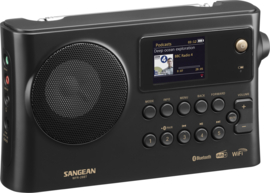 Sangean WFR-28BT Internet radio met Spotify, Bluetooth, DAB+ en FM, zwart