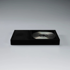 km5 Instant Disc Audio Cp2 - draadloze CD speler met accu en Bluetooth, met ingebouwde luidspreker, zwart