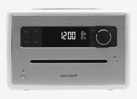 Sonoro tafelradio met DAB+ en FM, CD speler, USB en Bluetooth, wit