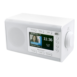 Soundmaster Elite Line DAB900 WE DAB+ en FM radio met Bluetooth, wit