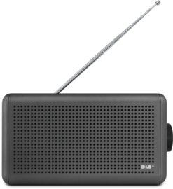 Nordmende Transita 210 stereo oplaadbare en draagbare DAB+ en FM radio met Bluetooth, antraciet