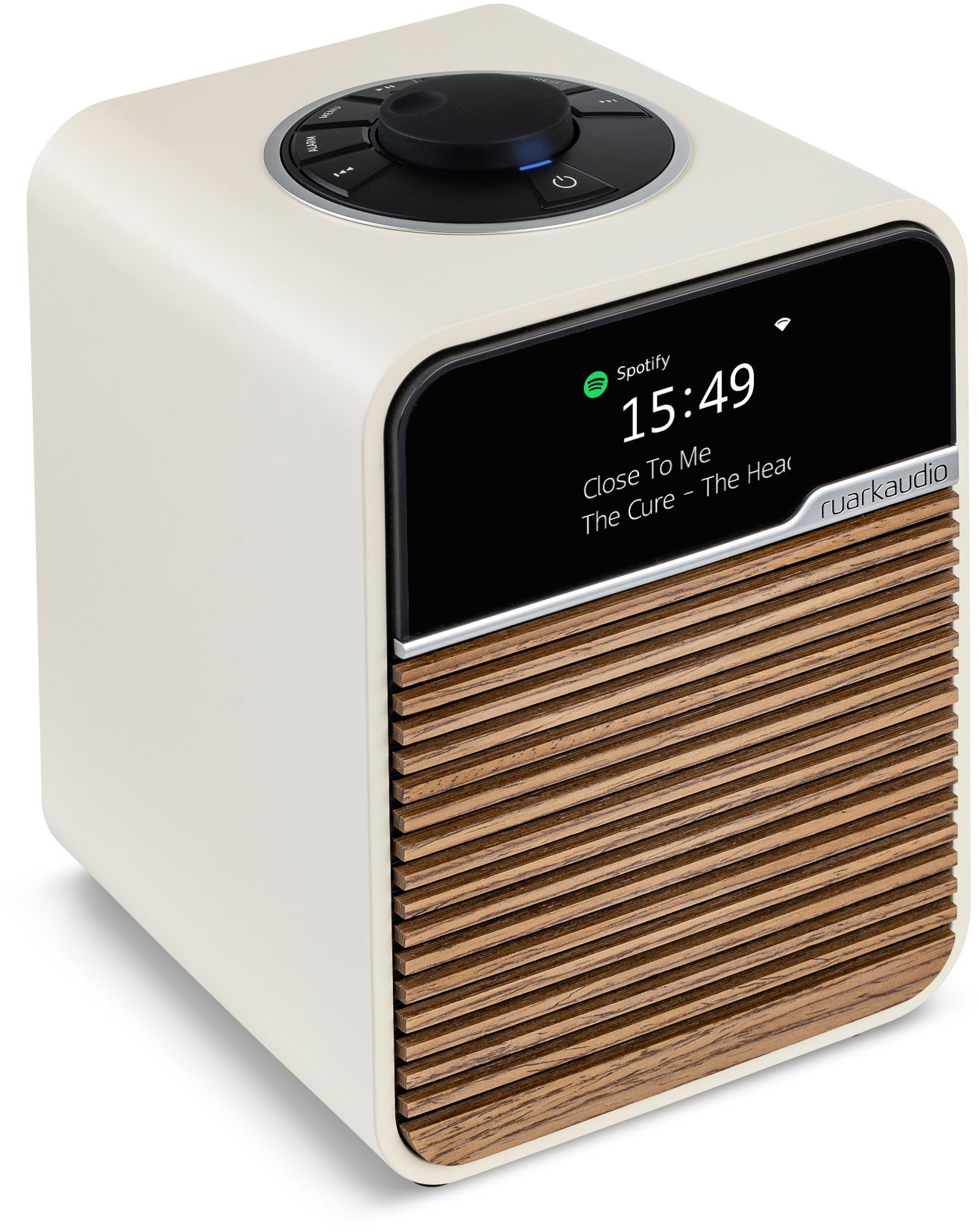 Ruark Audio R1S Smart Radio met WIFI internetradio, DAB+, FM, Spotify en Bluetooth, Light Cream