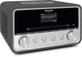 TechniSat DigitRadio 586 stereo internetradio met CD, USB, DAB+ en Bluetooth, antraciet