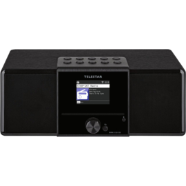 Telestar DIRA S 32i CD stereo radio met CD, DAB+, FM, Bluetooth, USB en Internet, zwart