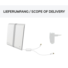 Oehlbach Scope Audio DAB+ antenne, wit