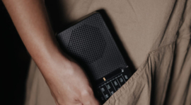 Sangean Pocket 110 (SR-36) budget AM en FM radio met ingebouwde luidspreker, zwart