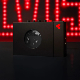 We Are Rewind Elvis draagbare oplaadbare stereo cassette speler met Bluetooth zender, zwart