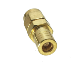 Verloop adapter connector SMA male naar SMB female / koppelstuk