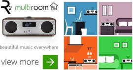 Ruark Audio R2 mk3 stereo systeem DAB+, FM, Internetradio, Bluetooth, USB en Spotify, Walnut