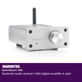 Marmitek BoomBoom 460 E digitale versterker en Bluetooth ontvanger voor passieve luidsprekers