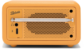 Roberts Revival Petite 2 mini DAB+ en FM radio met Bluetooth ontvangst, Sunburst Yellow