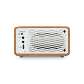 Sangean DDR-7X mini DAB+ en FM radio met Bluetooth ontvangst, Light Wood