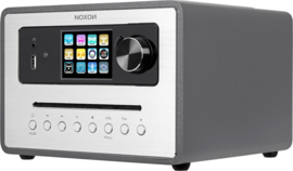 NOXON iRadio 500 CD alles-in-één radio met DAB+, FM en internetradio, USB, Bluetooth en CD, antraciet