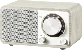 Sangean WR-7 PLUS mini FM radio met Bluetooth ontvangst, Moonlight Oak