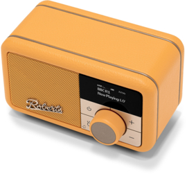 Roberts Revival Petite 2 mini DAB+ en FM radio met Bluetooth ontvangst, Sunburst Yellow