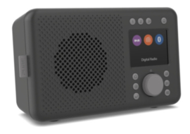 Pure Elan DAB+ en FM portable radio met Bluetooth, Charcoal