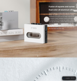 FIIO CP13 hoogwaardige portable cassette speler met ingebouwde oplaadbare accu, transparant