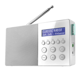 Hama DR10 DAB+ en FM draagbare digital radio