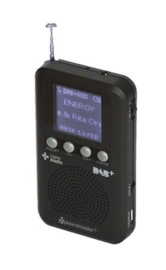 Soundmaster DAB170SW zakradio met DAB+ en FM