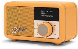Roberts Revival Petite 2 mini DAB+ en FM radio met Bluetooth ontvangst, Sunburst Yellow