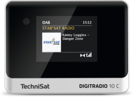 TechniSat DigitRadio 10 C mini stereo tuner met Bluetooth, DAB+ en FM voor stereo installaties