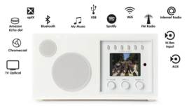 Como Audio Solo radio met wifi internet, DAB+, Spotify en Multi room, Walnut