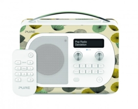 Pure Evoke D4 Mio Sanderson portable DAB+ en FM radio met Bluetooth, Dandelion, EX-DEMO