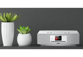 Kenwood CR-ST700SCD stereo smart radio Hi-Fi systeem met DAB+, FM, internetradio, CD, USB, Bluetooth en Spotify, zilver