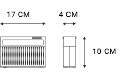 Geneva Touring / S+ oplaadbare portable hi-fi DAB+ en FM radio met Bluetooth, cognac