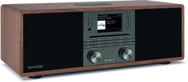 TechniSat DigitRadio 650 alles in 1 stereo hifi audio radio met DAB+ en FM ontvangst, internet radio, CD-speler en Bluetooth streaming, walnut